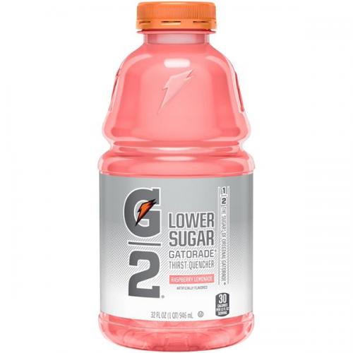 Gatorade G2 Low Calorie Raspberry Lemonade 946ml Coopers Candy
