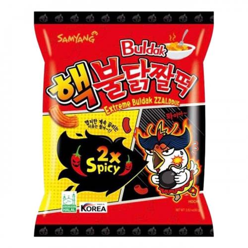 Samyang Zzaldduk Hot Chicken 2x Spicy Flavor Snack 80g Coopers Candy