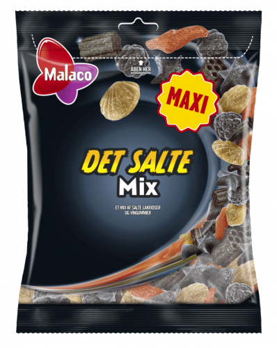 Malaco Det Salte Mix Maxi 375g Coopers Candy