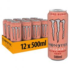 Monster Energy Ultra Peachy Keen 500ml x 12st Coopers Candy