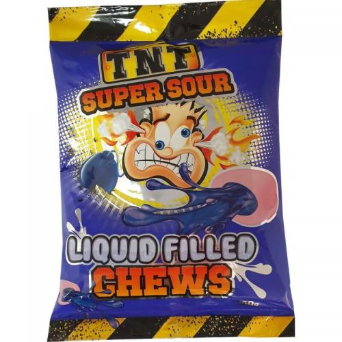 TNT Super Sour Liquid Filled Chews 150g Coopers Candy