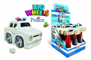 Big Wheels Police Leksak Med Godis (1st) Coopers Candy