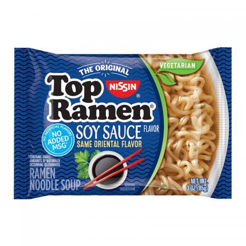 Nissin Top Ramen Soy Sauce 85g Coopers Candy