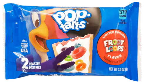 Kelloggs Pop-Tarts Froot Loops 2-pack Coopers Candy