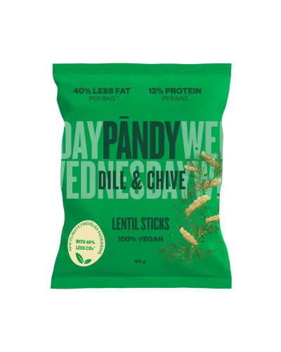 Pandy Lentil Sticks Dill & Chive 50g Coopers Candy