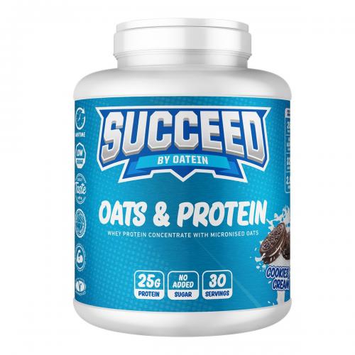 Oatein Succeed Oats & Whey Protein - Cookies & Cream 2.2kg Coopers Candy