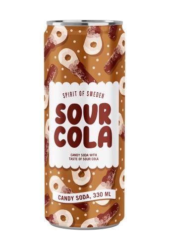 Spirit Of Sweden - Sour Cola Soda 330ml Coopers Candy