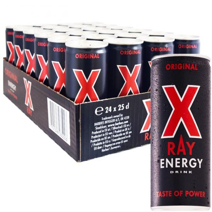 Kjøp X-ray Energy Drink 25cl x 24st (helt flak) hos Coopers Candy ...