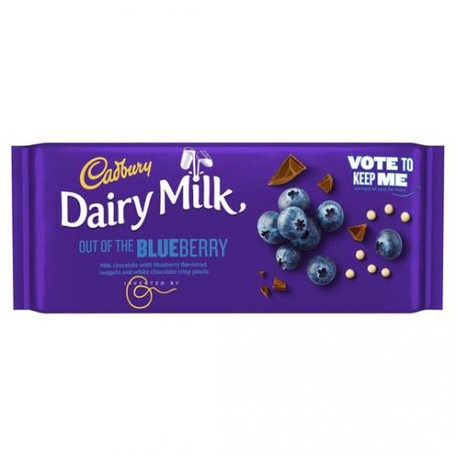 Cadbury Dairy Milk Inventor Blueberry 105g Coopers Candy