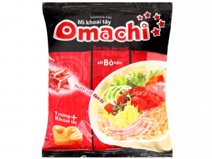 Omachi Beef Noodles 80g Coopers Candy