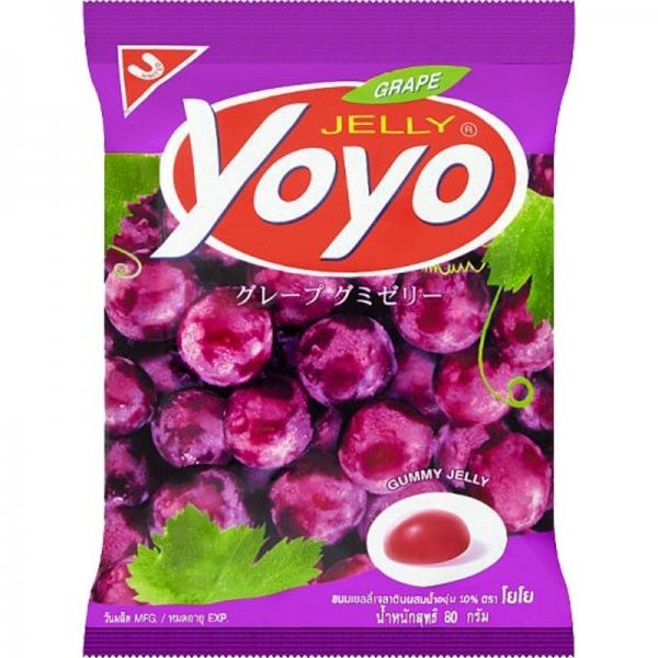 Kjøp Yoyo Jelly Grape 80g hos Coopers Candy Godteri på nettet