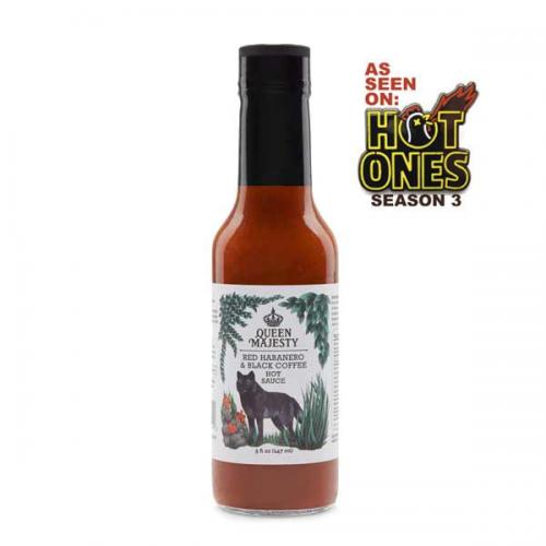 Queen Majesty Red Habanero & Black Coffee Hot Sauce 147ml Coopers Candy