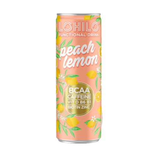 LOHILO BCAA Drink - Peach Lemon 330ml Coopers Candy