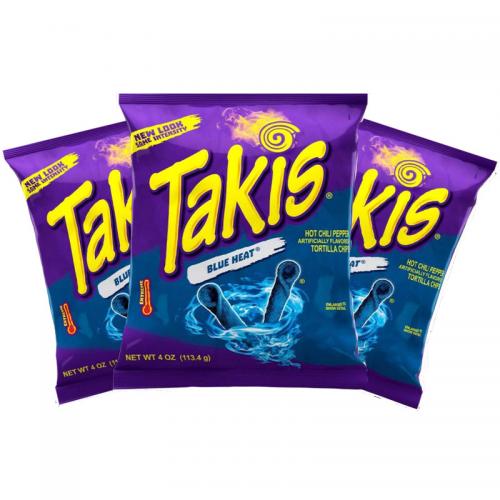 Takis Blue Heat 92.3g x 3st Coopers Candy