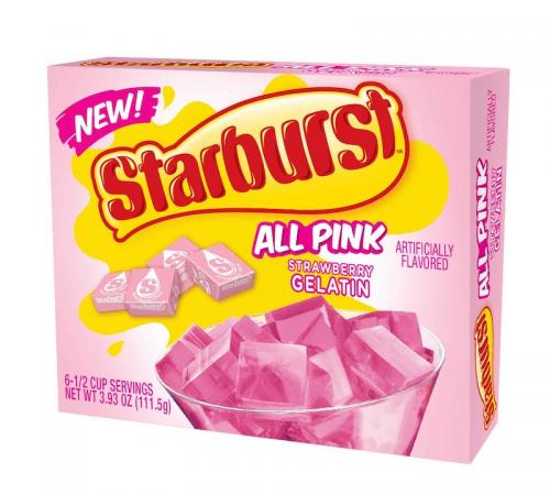 Starburst Gelatin - All Pink 111g Coopers Candy