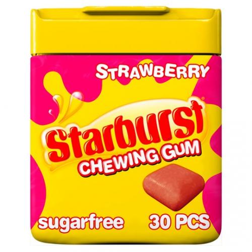 Starburst Strawberry Gum Cube 69g Coopers Candy