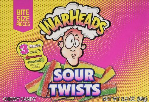 Warheads Sour Twists 99g Coopers Candy