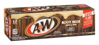A&W Root Beer 355ml 12-pack Coopers Candy