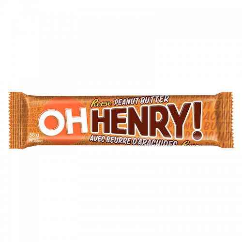 Oh Henry! Reeses Peanut Butter 58g Coopers Candy