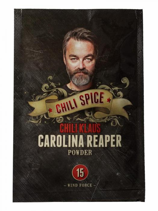 Kjøp Chili Klaus Carolina Reaper Chili Powder 12g hos Coopers Candy