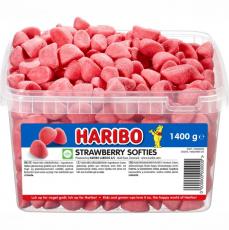 Haribo Strawberry Softies 1.4kg Coopers Candy
