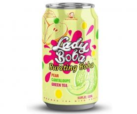 Lady Boba Pear Cantaloupe Bubble Tea 320ml Coopers Candy