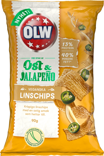 OLW Linschips Ost & Jalapeo 90g Coopers Candy