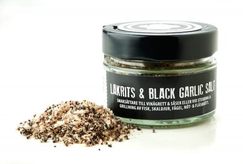 Lakrits & Black Garlic Salt 75g Coopers Candy
