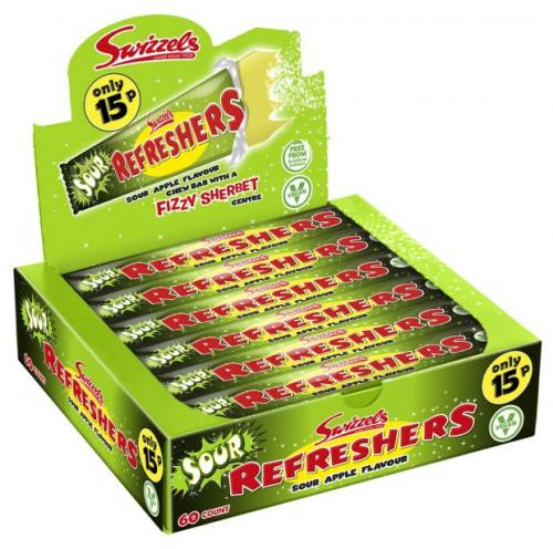 Refreshers Sour Apple 18 x 60st (hel lda) Coopers Candy