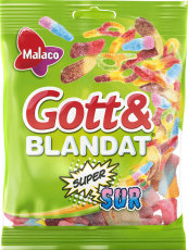 Malaco Gott & Blandat Supersur 130g Coopers Candy