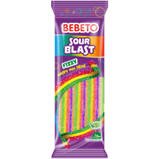 Bebeto Sour Blast - Fizzy Mix Fruit 180g Coopers Candy