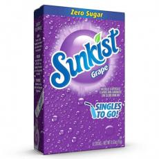 Sunkist Singles To Go 6-pack Zero - Grape Coopers Candy