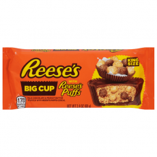 Reeses Big Cup with Reeses Puffs King Size 68g Coopers Candy