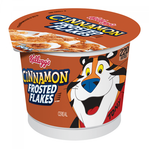 Kelloggs Frosted Flakes Cinnamon Cereal Cup 60g Coopers Candy