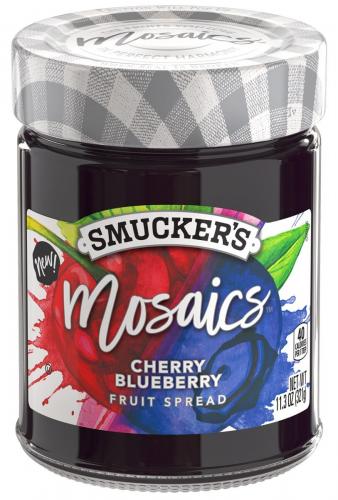 Smuckers Mosaics Cherry Blueberry Fruit Spread 321g Coopers Candy