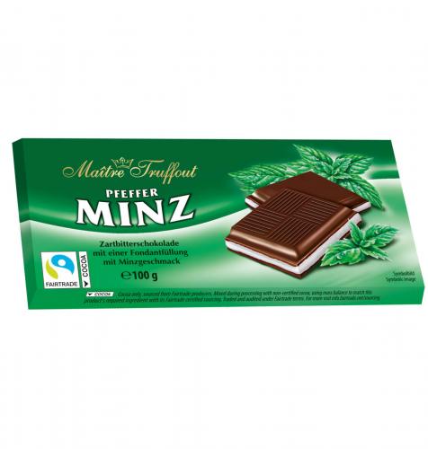 Maitre Truffout Mrk Choklad m. Pepparmintkrm 100g Coopers Candy