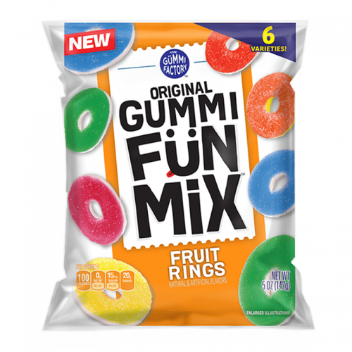 The Gummi Factory Gummi Fun Mix Fruit Rings 142g Coopers Candy