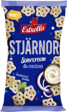 Estrella Stjärnor Sourcream & Onion 85g Coopers Candy