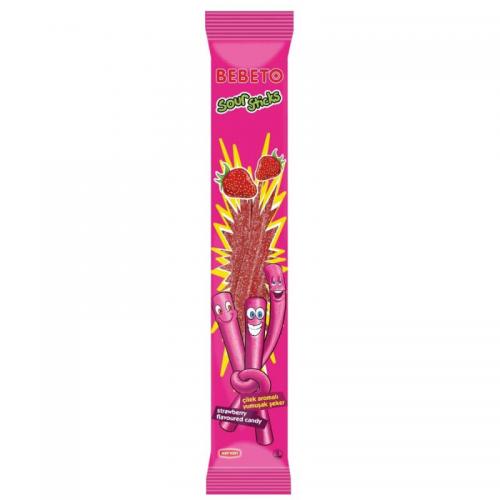 Bebeto Sour Stick - Strawberry 35g (BF: 2024-04-28) Coopers Candy