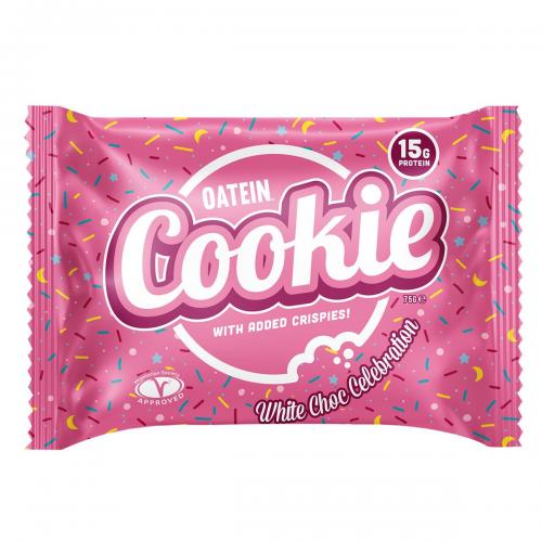 Oatein Protein Cookie - White Choc Celebration 75g Coopers Candy