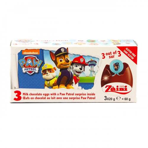 Paw Patrol Surprise Chokladgg 3-pack Coopers Candy