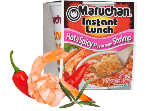 Maruchan Instant Lunch - Hot & Spicy Shrimp Noodles Coopers Candy