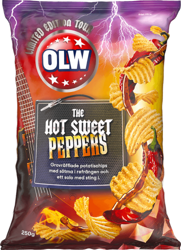 OLW The Hot Sweet Peppers 250g Coopers Candy