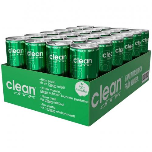 Clean Drink - pple & Pron 33cl x 24st (helt flak) Coopers Candy