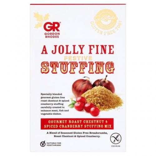 Gordon Rhodes Gourmet Roast Chestnut & Spiced Cranberry Stuffing Mix 125g Coopers Candy