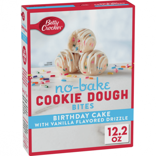 Betty Crocker No-Bake Cookie Dough Bites Birthday Cake 345g Coopers Candy