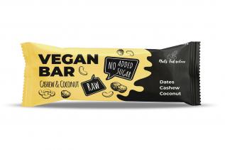 Nuts Fabriken Vegan Bar Cashew & Coconut 40g Coopers Candy