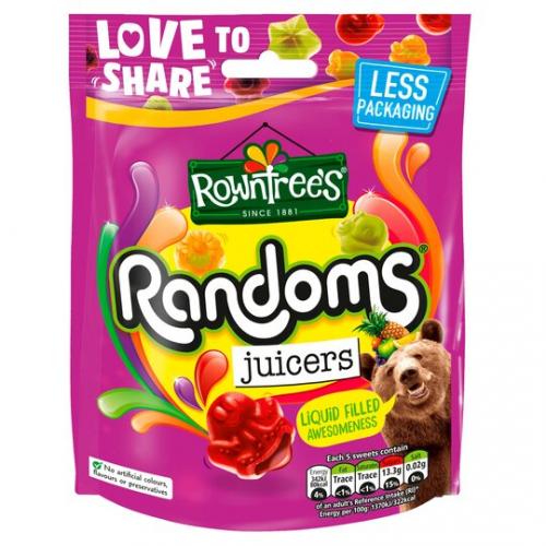 Rowntree Randoms Juicers 140g Coopers Candy