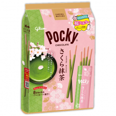 Pocky Sakura Matcha 8-Pack 101.6g Coopers Candy