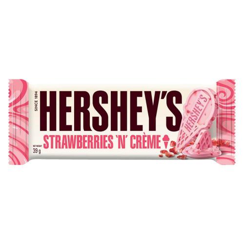 Hersheys Strawberries N Cream 39g Coopers Candy